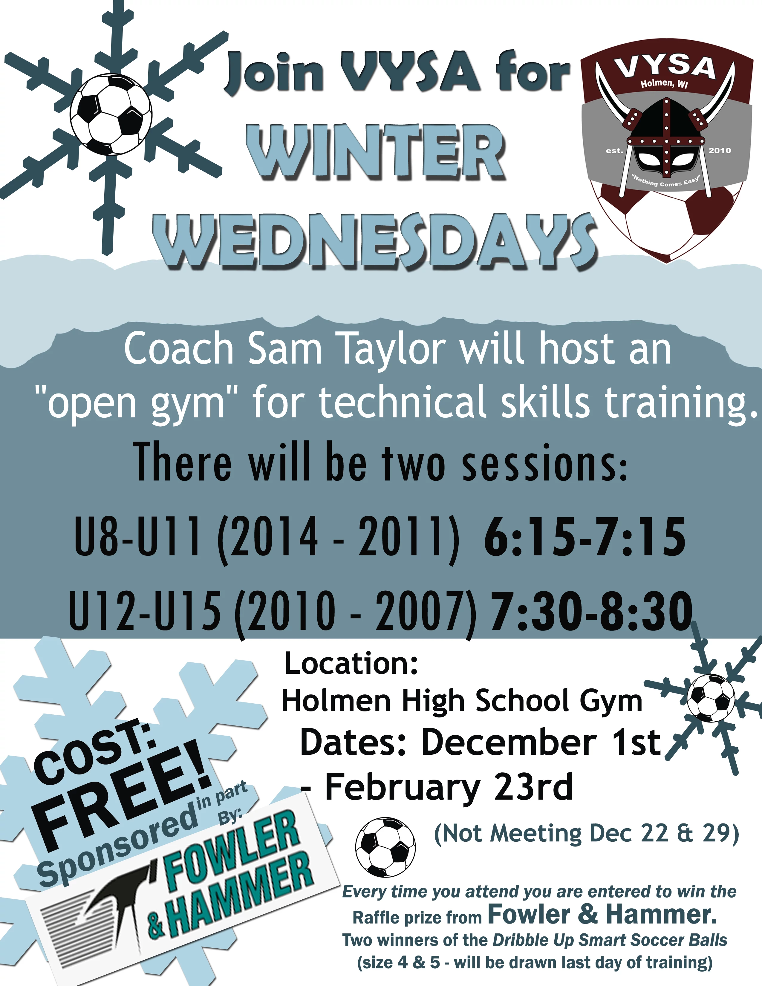 Photo of VYSA Winter Wednesdays