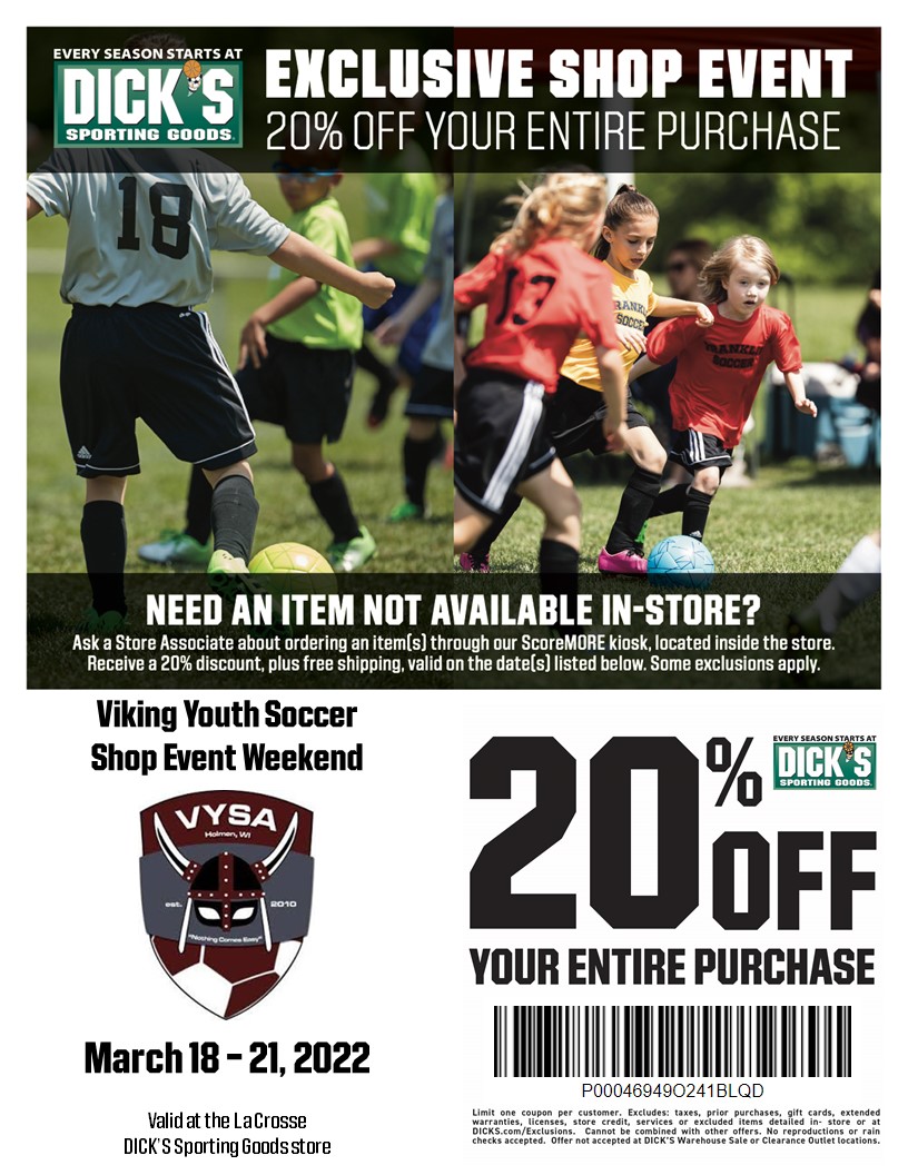 Photo of VYSA Shop Event at Dick's